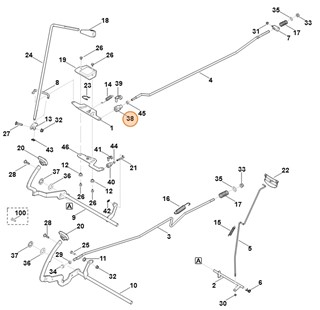 Głowica widlasta 8x16, Stihl 96660030220