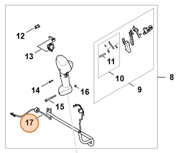 Wiązka kabli, Stihl FA084403010