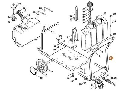 Uchwyt rurowy, Stihl 47067901701