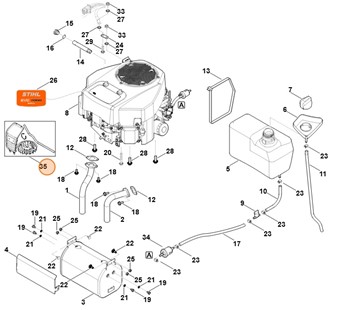 Zestaw naprawczy (EVC 7000.0), Stihl 61650071800