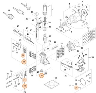 Zestaw zatyczek, Stihl RE010071901