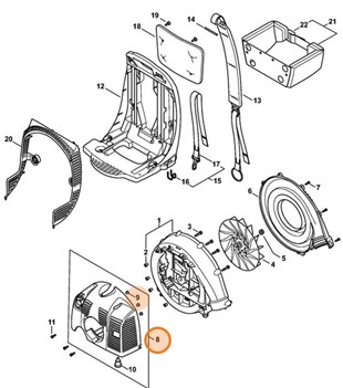 Pokrywa, Stihl 42447002106