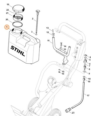 Zbiornik wodny, Stihl 42017010800