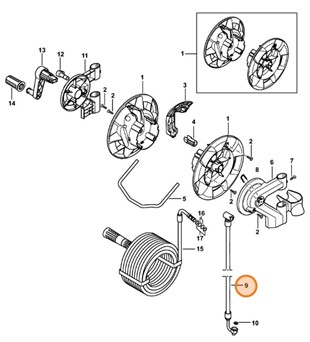 Wąż wysokociśnieniowy, Stihl 47886700800