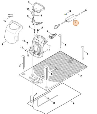 Zasilacz 230 V EUR, Stihl 63014008561