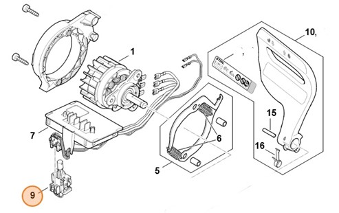 Przełącznik, Stihl MA044300500