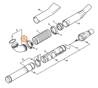 Taśma zaciskowa, Stihl 42827088706