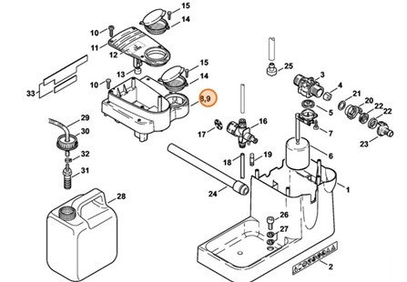 Pojemnik, Stihl 47527010800