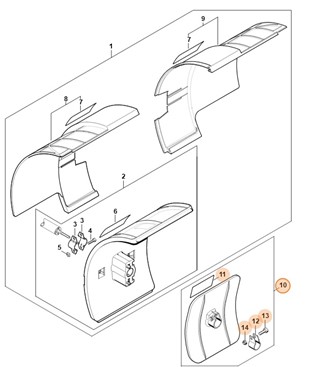 Osłona, Stihl 46017108110