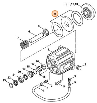 Łożysko igłowe, Stihl 47577642350