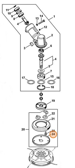 Tarcza ochronna, Stihl 41107172801