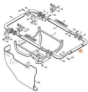 Uchwyt rurowy, Stihl 43137911703