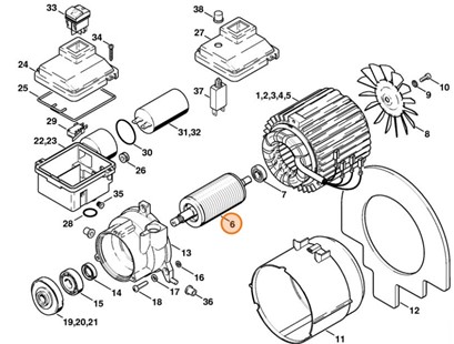 Wirnik, Stihl 47336001100