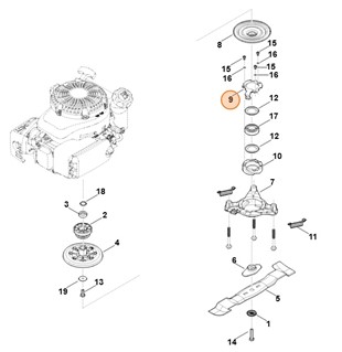 Dźwignia, Stihl 63641625000