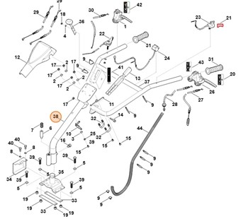 Uchwyt, Stihl 62517406100