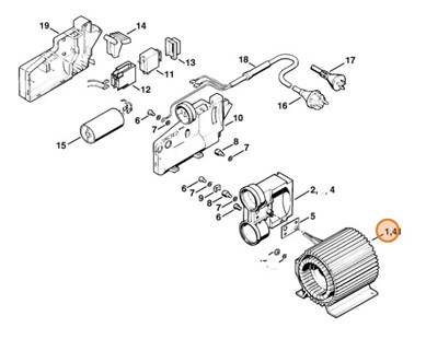 Stojan 230 V/50 Hz, Stihl 47036000502