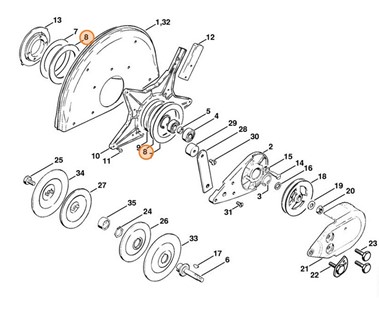 Podkładka, Stihl 42017069201