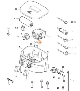 Płaska wtyczka M, Stihl 47884312100