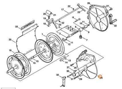 Osłona lewa, Stihl 47527917500