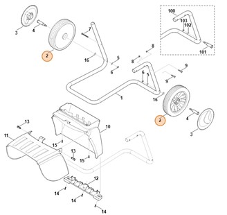 Koło, Stihl 60007000400
