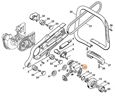 Rozpieracz odśrodkowy, Stihl 11281620806