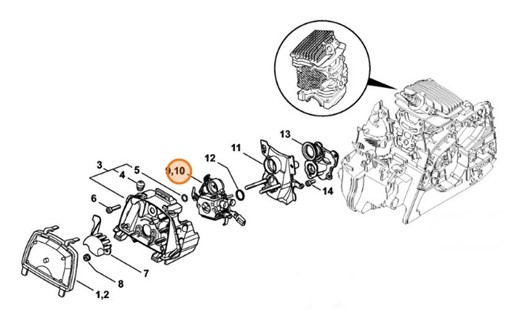 Gaźnik C1Q-S192C, Stihl 11391200609