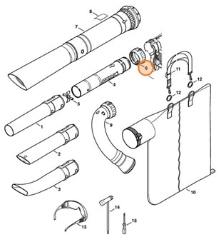 Nakrętka kołpakowa, Stihl 42417083100