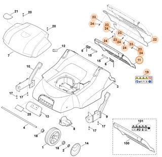 Pokrywa, Stihl 62907002702