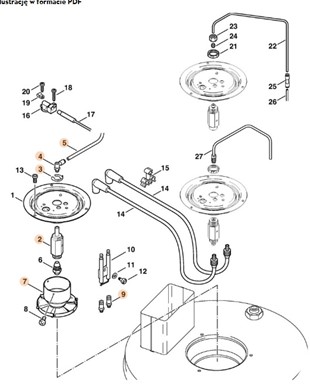 Dysza wtrysku paliwa, Stihl 47525202250