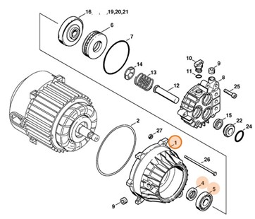 Obudowa napędu, Stihl 47197601400