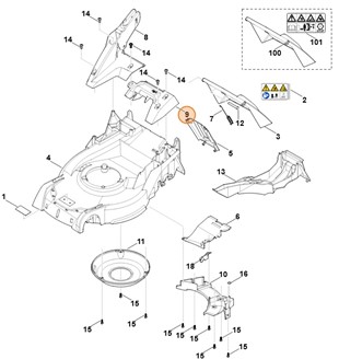 Uchwyt, Stihl 63647036600