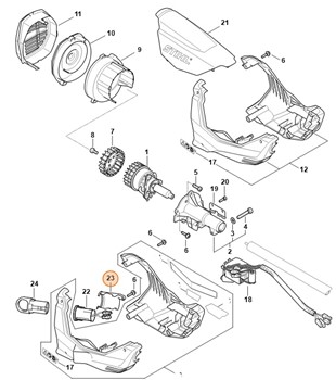 Mocowanie, Stihl 48676081400