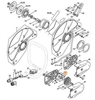 Śruba napinająca, Stihl 42247109502