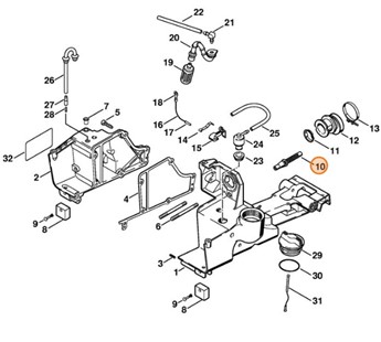 Przewód impulsowy, Stihl 42231418600