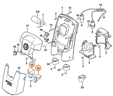 Prowadnik, Stihl 47657981900