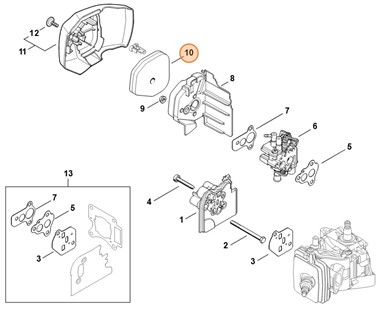Filtr, Stihl 42421201800