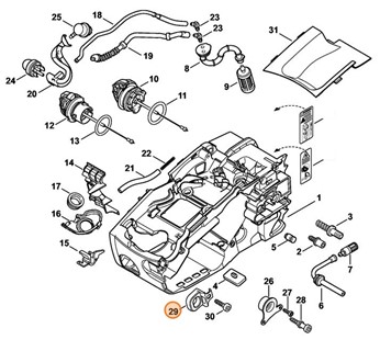 Amortyzator, Stihl 11297909700