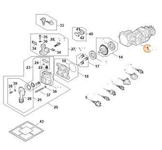 Silnik elektryczny 220V-230 V/50/60 Hz, Stihl RE026000211