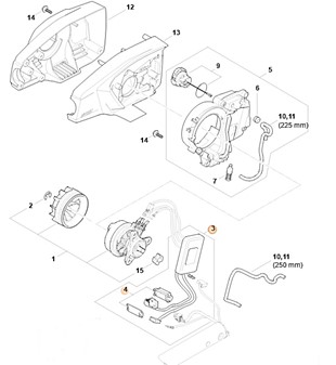 Moduł elektroniczny, Stihl LA034301401