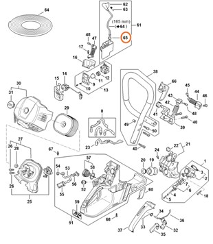 Tulejka ochronna, Stihl 00009891002