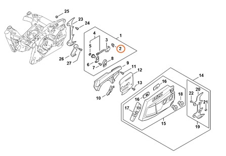 Element dociskowy, Stihl 11256641400