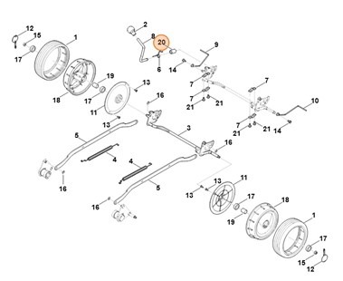 Odbój gumowy, Stihl 63837067000