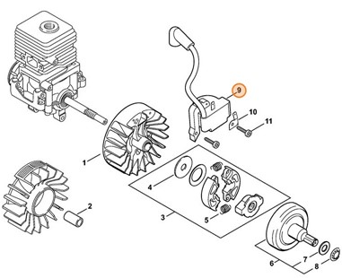 Moduł zapłonowy, Stihl 41404001304