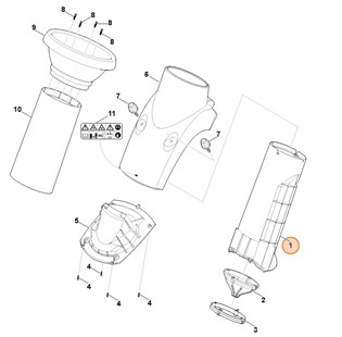Środkowa część leja, Stihl 60087030310