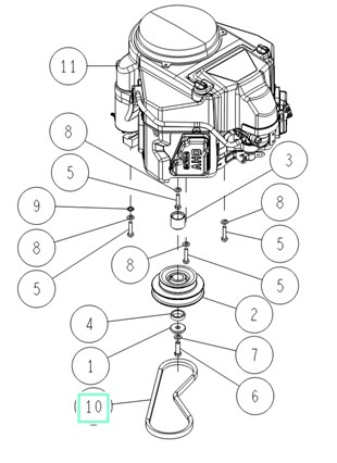 Pasek SB-32 (W800), Orec 89-6123-003202S