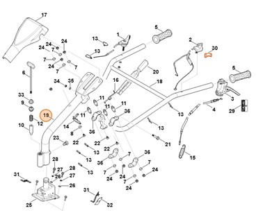 Uchwyt, Stihl 62507406105