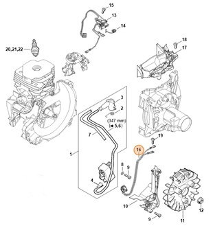 Wiązka kabli, Stihl 41484403002