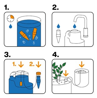 Plant Care Stożki nawadniające do roślin doniczkowych, Fiskars 1075381