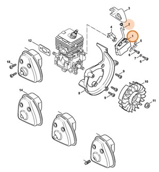 Moduł zapłonowy, Stihl 42414001318