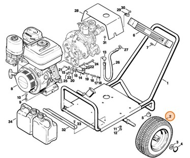 Koło, Stihl 47107913600
